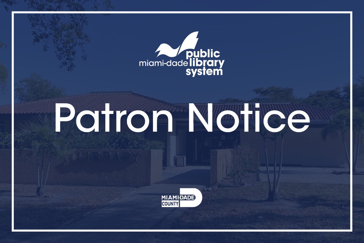 Miami-Dade Libraries tweet media