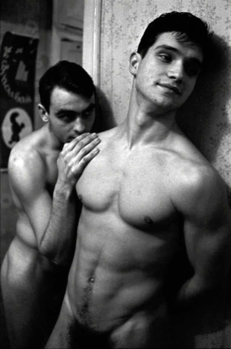 HumanFigureArt's tweet photo. Andreas Fux.b.1964.East Berlin. Arthur and Sergej. Moscow 1992. Gelatin silver print. https://t.co/9ek6TT8iFZ