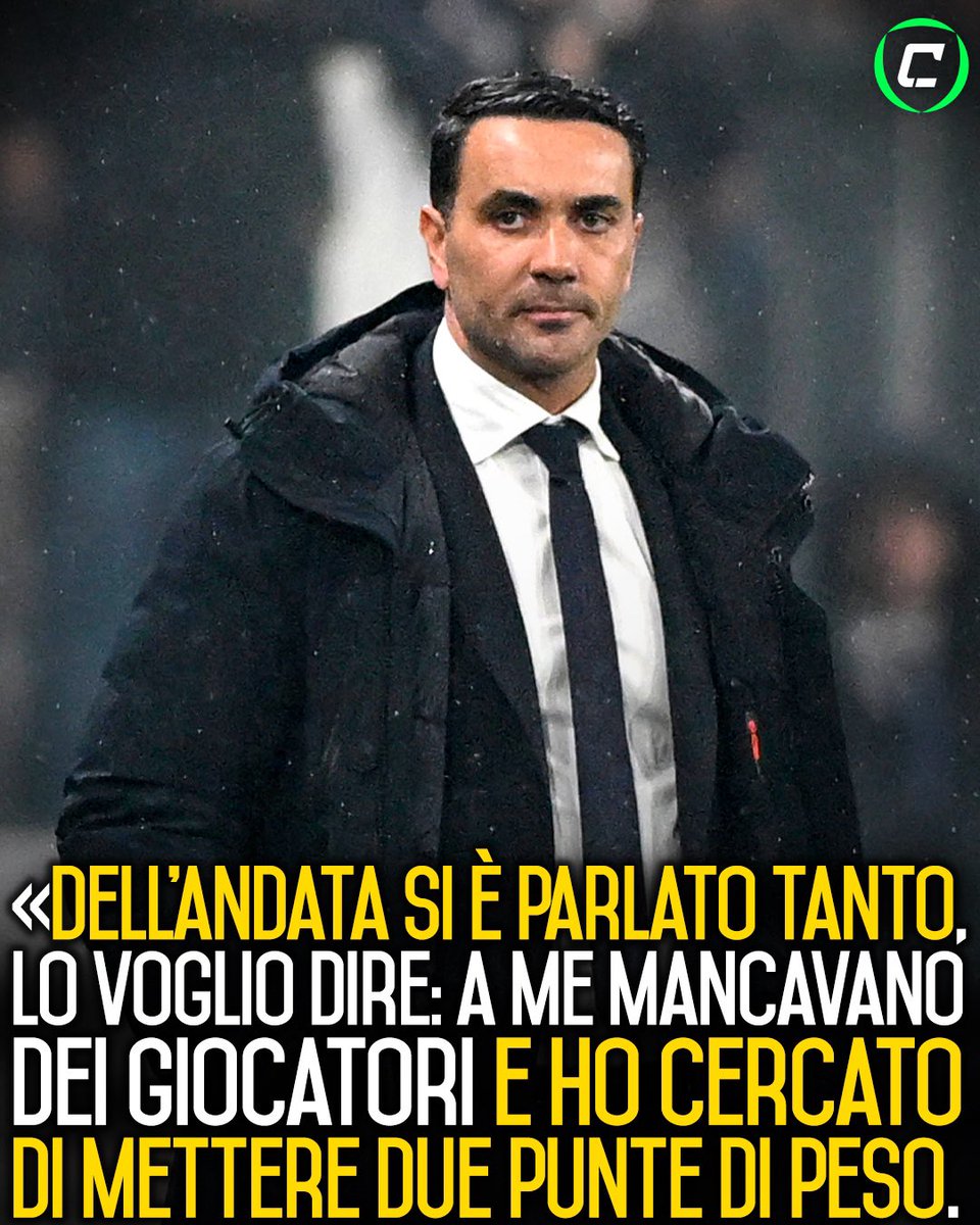 CronacheTweet's tweet image. L'allenatore dell'#Atalanta è tornato sulla scelta di cambiare modulo contro il #BayernMonaco, passando dal solito 3-4-2-1 al 4-4-2 con #Krstović e #Scamacca al centro dell'attacco. Secondo #Palladino, non è il modulo a fare la differenza 🙄

1/2