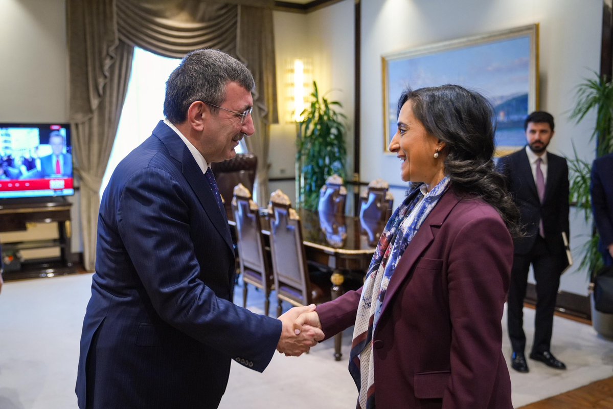 While in Ankara, Minister Anand met with Cevdet Yılmaz, Türkiye’s Vice President.