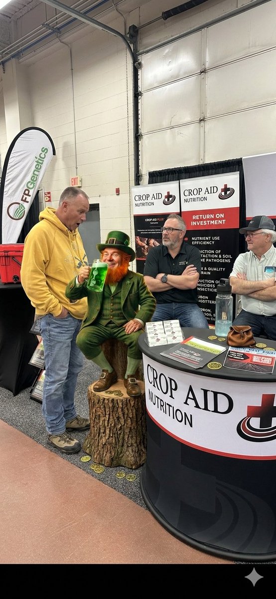 crop_aid's tweet photo. We found the leprechaun hiding in our booth at Canada Farm Show! 🍀👀

Looks like a little luck is on our side this week…

We’re here all week, come stop by, say hi, and see what we’ve got going on. 

Banner Hall #8 | Booth 80008 @cfsreginask https://t.co/g78qoRttcs