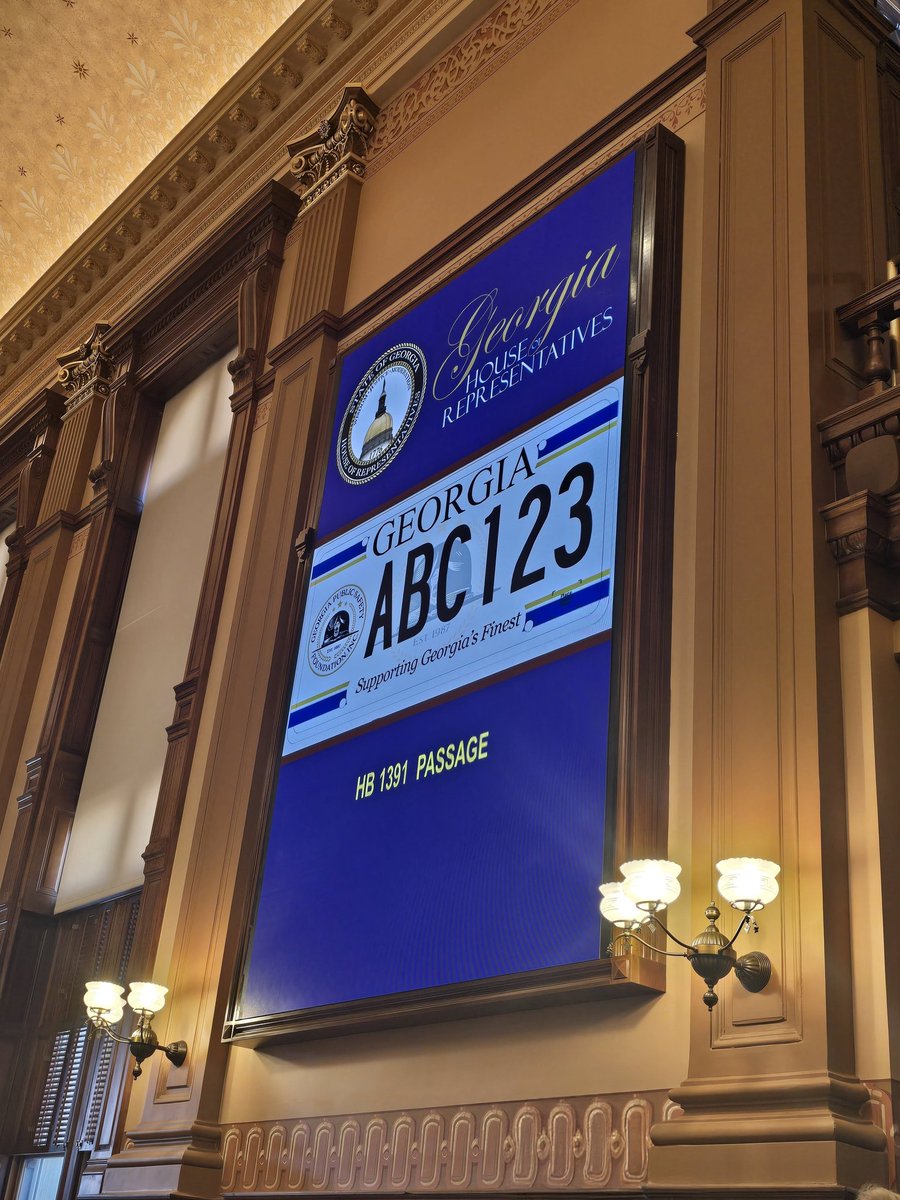 Moore4Georgia's tweet photo. Good news, Georgia will soon have 3 new license plates. We passed HB1391- honoring all Public Safety personnel and, HB 524-supporting GIRL SCOUTS everywhere and, Celebrating the nations 250th Birthday With Purpose. https://t.co/eldchZDj8d