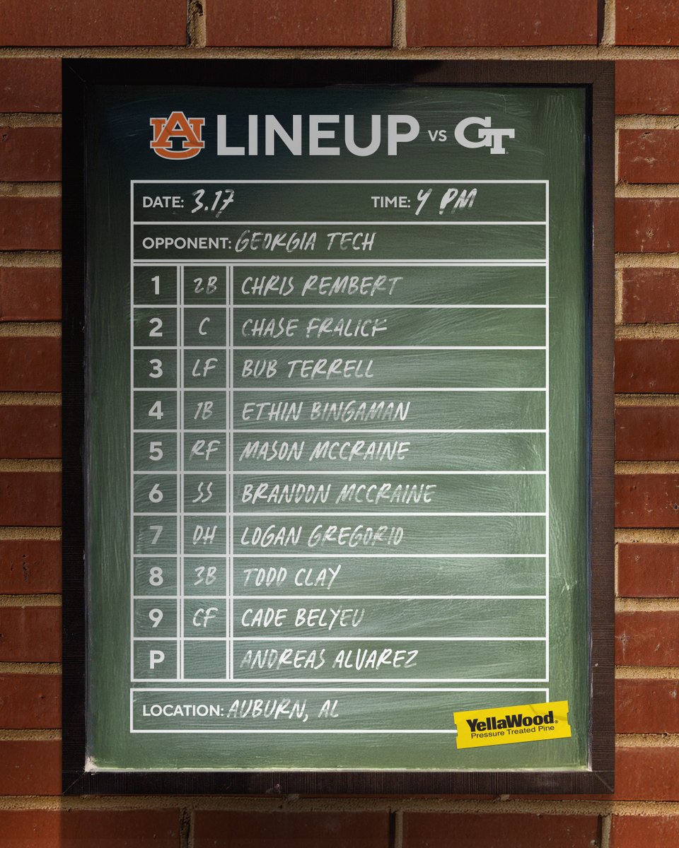 Auburn Baseball tweet media