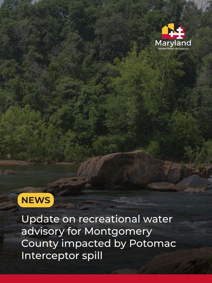 Maryland Department of Health tweet media