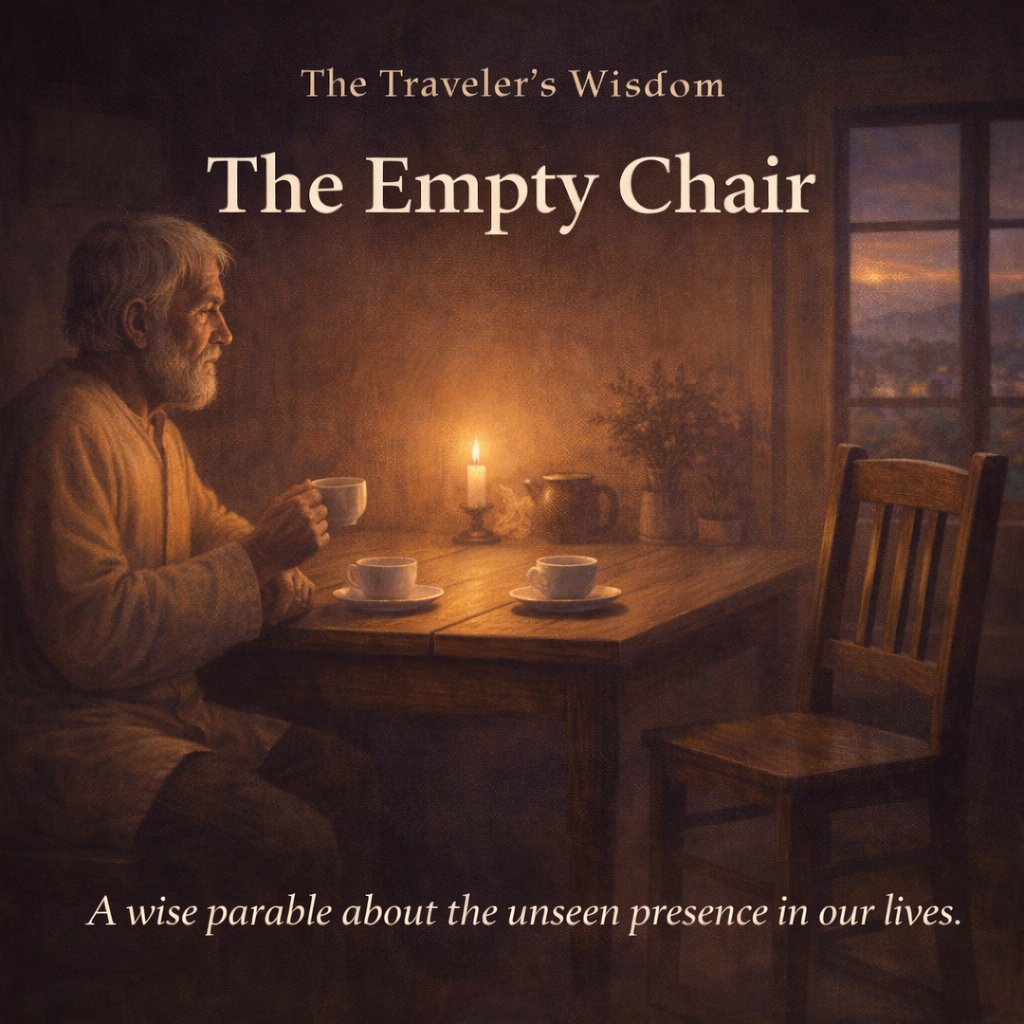 AndrewKanyuka's tweet photo. Not every empty space in life is meant to be filled.
Some are meant to be understood.

The Empty Chair, a short parable

Who is the empty chair in your life?

📖 Read more:
Substack:  https://t.co/THtn5F9aD8
Ko-fi: https://t.co/1qawpsqndk https://t.co/GM0VaYIV2P