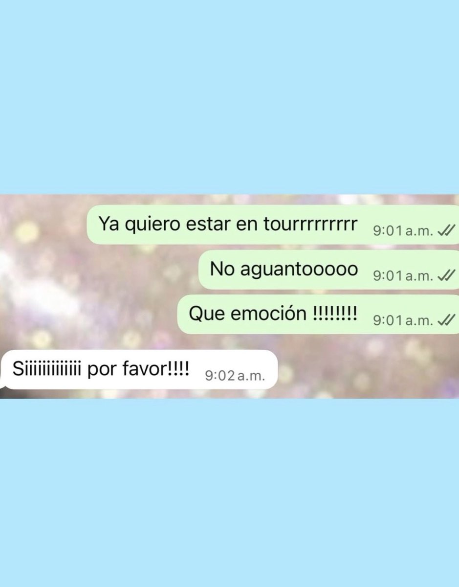 Karol G vía post de Instagram 🫣🔜

“Ya quiero estar en tourrrrrrr”