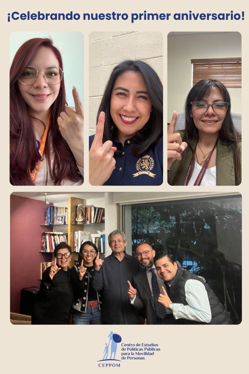 CeppomOrg's tweet photo. 🎉 ¡Cumplimos un año de actividades! 🎂
Un año de investigación, análisis de políticas públicas e incidencia en materia de movilidad humana en México. 
Gracias a quienes han caminado con nosotros este primer año. 
#CEPPOM #MovilidadHumana #Migración #DesplazamientoForzadoInterno https://t.co/3mOXUh55nW