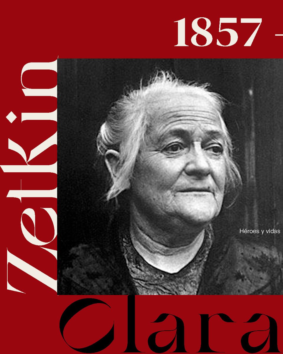 JuventudRevsta's tweet photo. De organizar a las mujeres socialistas a lanzar el grito de «guerra a la guerra». Recuperamos la figura de Clara Zetkin: fundadora del KPD y férrea defensora de la emancipación de la mujer trabajadora. https://t.co/yQqiso4CEY
