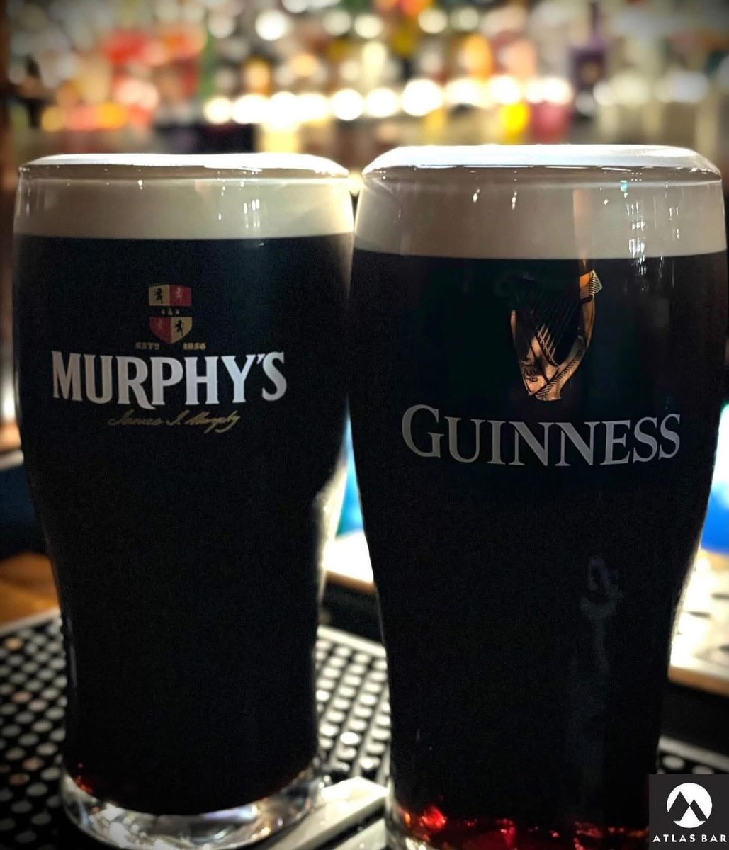 TheAtlasBar's tweet image. Going down a treat, tonight, #Manchester
#SaintPatricksDay #StPatricksDay 
#Guinness #Murphys ☘️