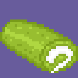 OceansCurseDev's tweet image. Fun fact: I love matcha 💚

#aseprite #rollcake #pixelart