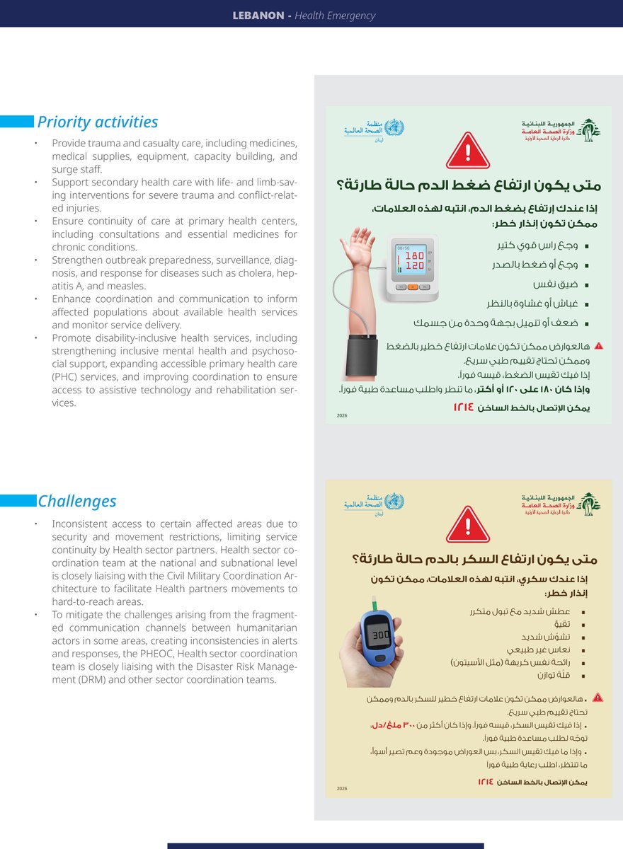 WHO Lebanon tweet media