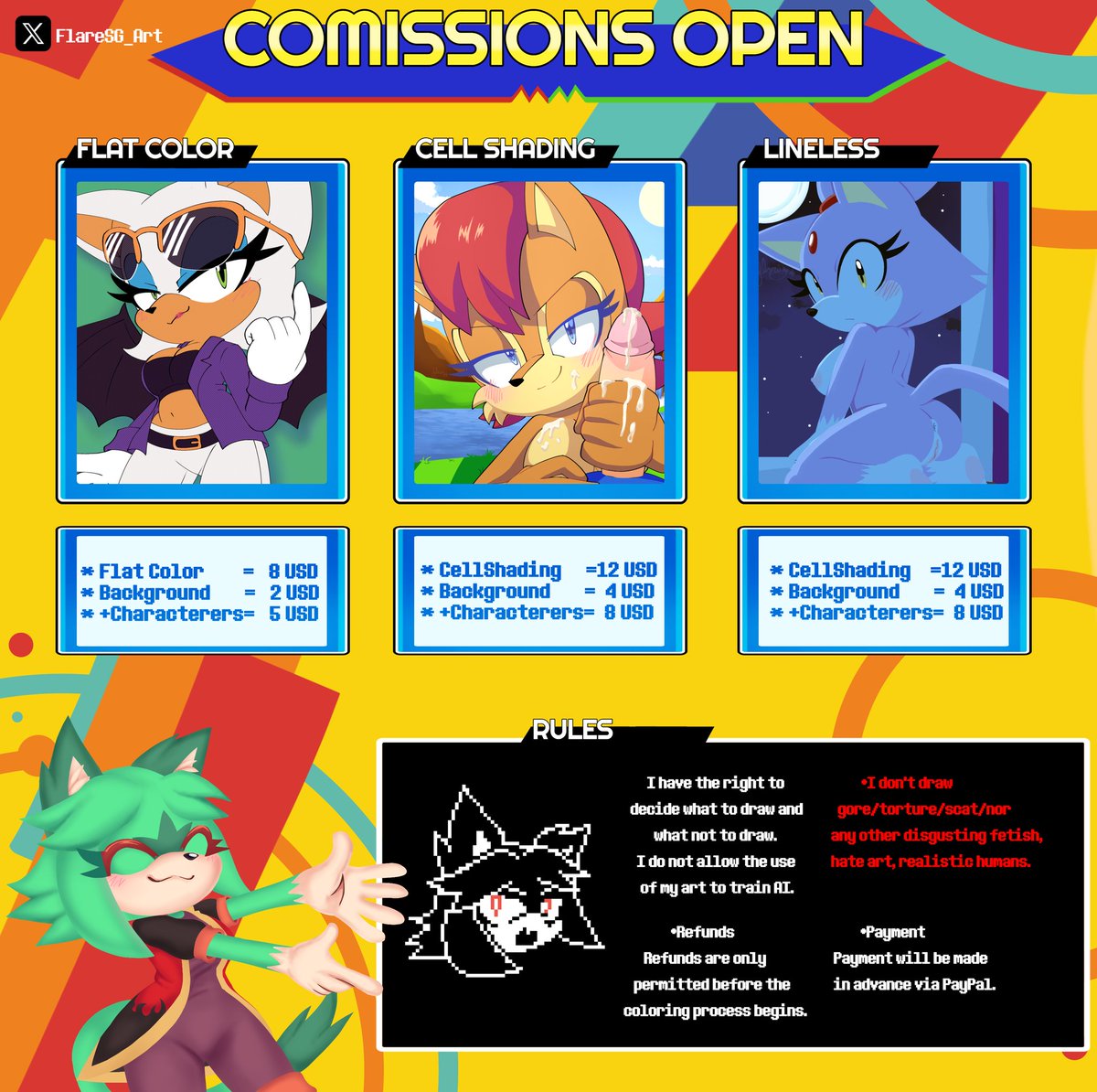 FlareSG🔞🇨🇱 (Closed Comss) tweet media