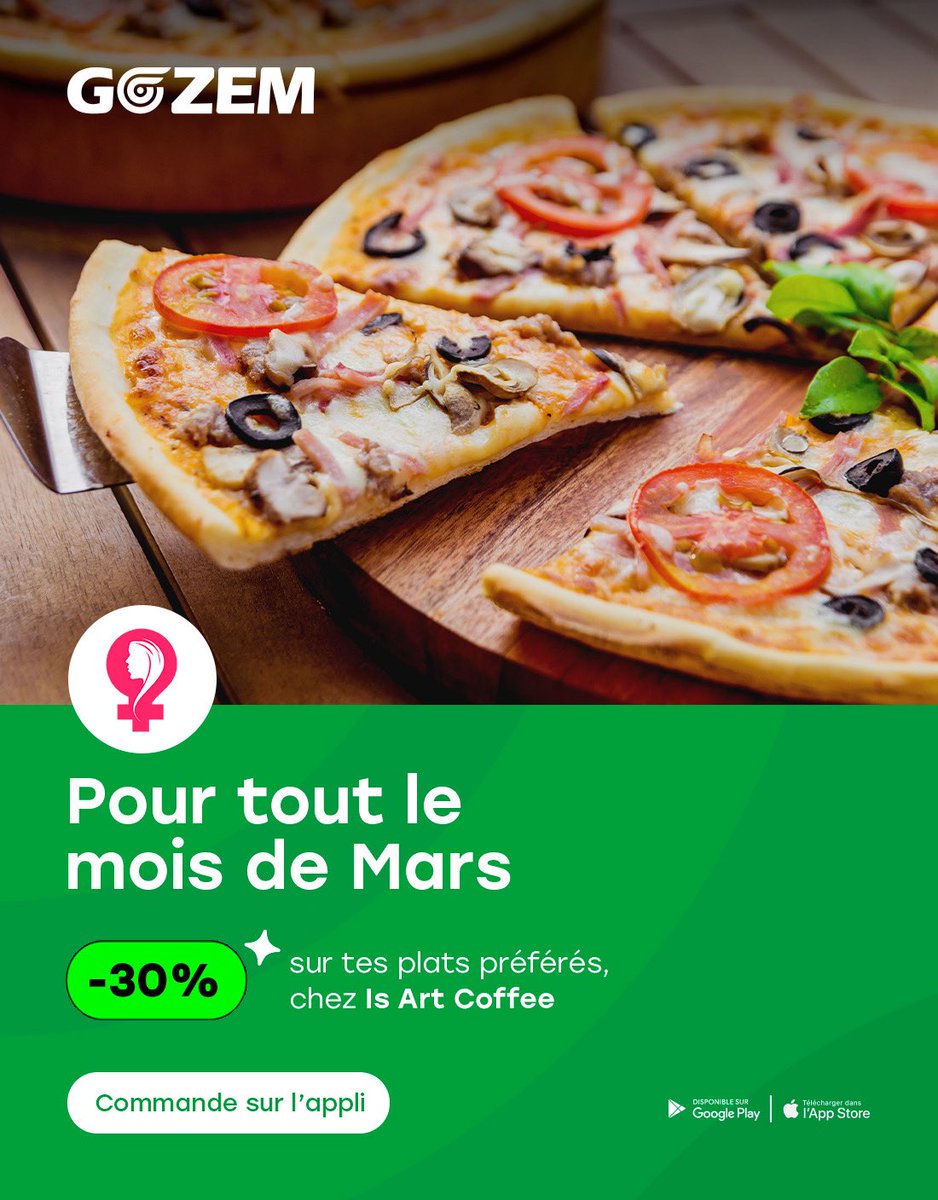 GozemCM's tweet photo. Les promos food  tout le long de ce mois continuent ! 🤩

Venez profiter de 30% de réduction chez les marchands suivants : 

- Is Art Coffee
- Qatari Palace 
- Yoss Food https://t.co/HybyBTtQ0T