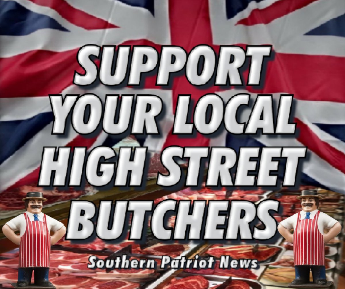 Buzz1066's tweet image. Say no to Halal and support your high street butcher 

#RestoreBritain_  #StarmerLies
#LabourLiars @RestoreBritain_ 
#SouthCoastPatriotNews