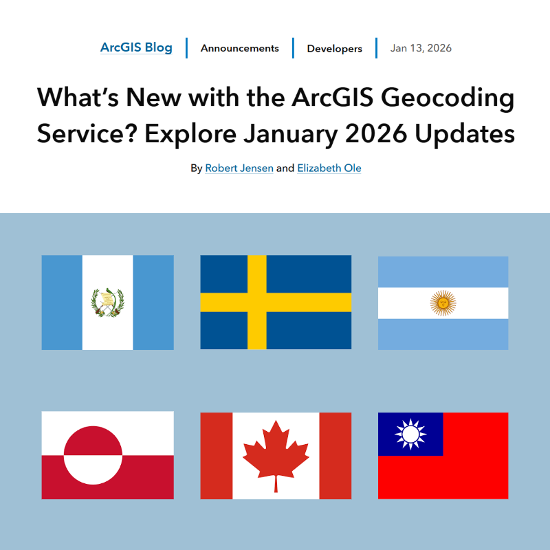 Esri Developers tweet media