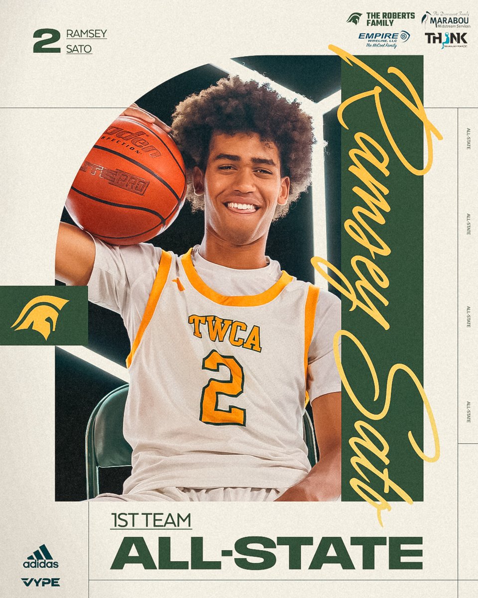 twcasports's tweet image. 🏀🌟 Boys Basketball First Team All-State! 🌟🏀
A huge congratulations to our top players earning this elite honor. Your skill, leadership, and hard work have set you apart across the state. Well deserved! #AllState #BoysBasketball#Elite