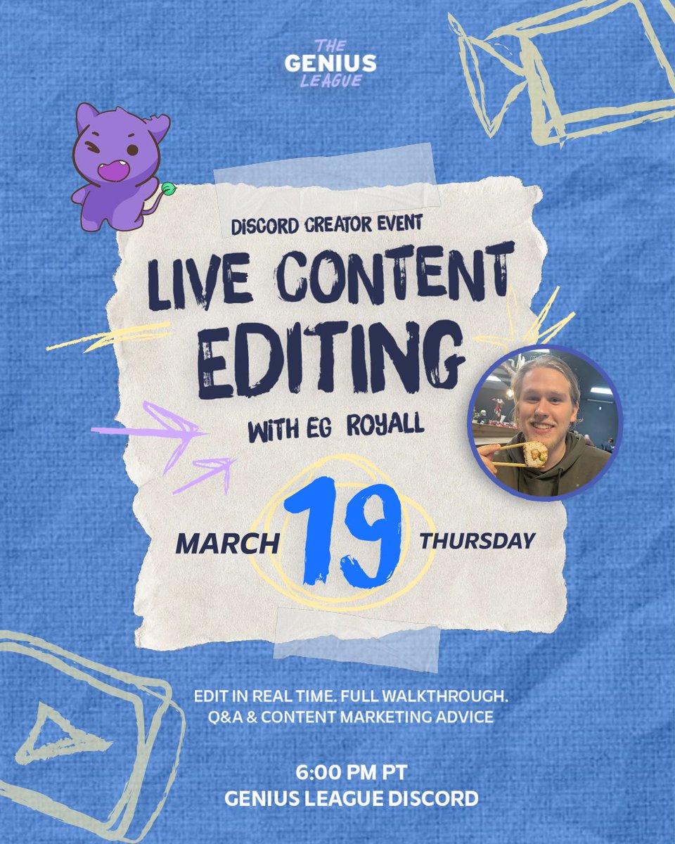 The Genius League tweet media