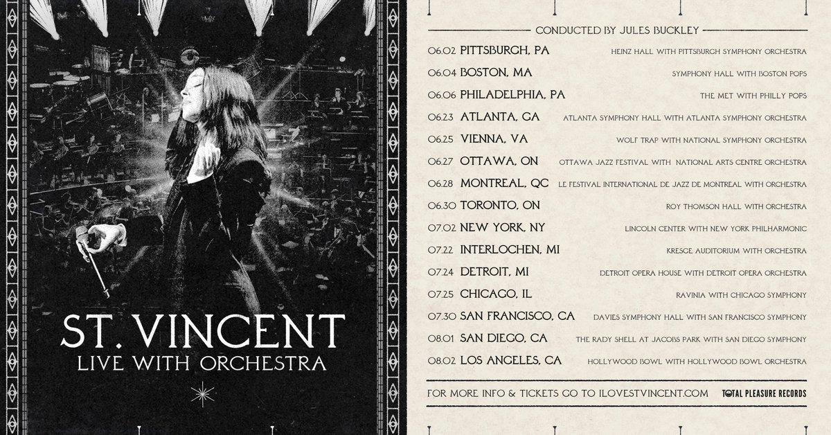 St. Vincent tweet media