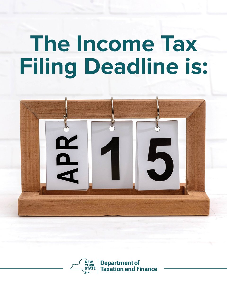 NYS Tax Dept tweet media