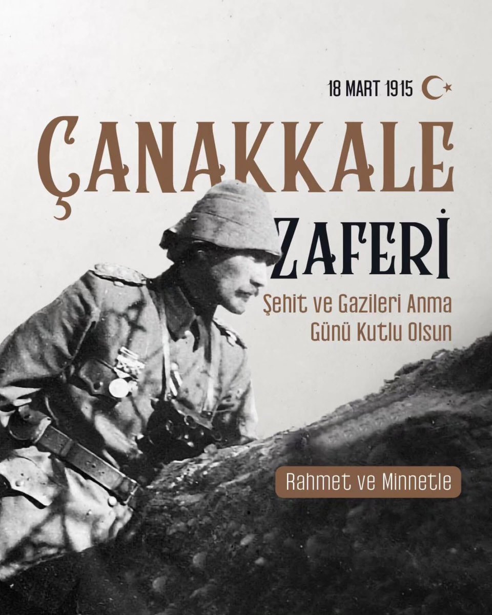 a190707li's tweet photo. 18 Mart Çanakkale Zaferi’nin 111’inci yıl dönümünde, Başta Ulu Önder Gazi Mustafa Kemal Atatürk ve silah arkadaşları başta olmak üzere, tüm Şehitlerimizi rahmet, minnet ve saygıyla anıyoruz.🇹🇷🇹🇷🇹🇷 #18MartÇanakkaleZaferi https://t.co/7Y2ekMVb01