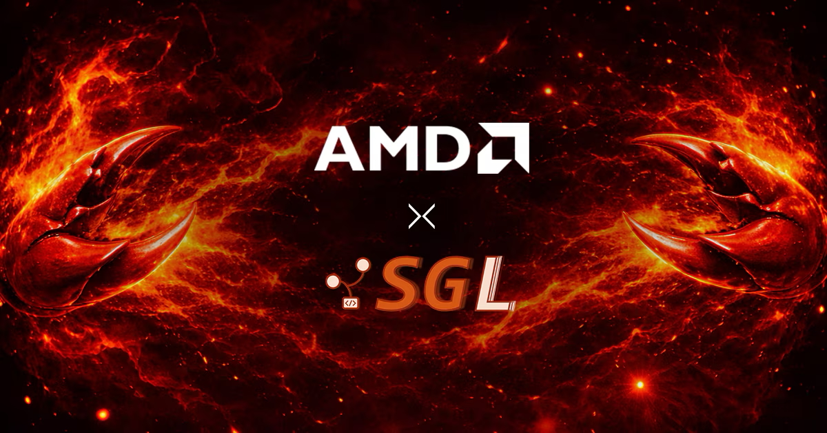 AMD × SGLang graphic