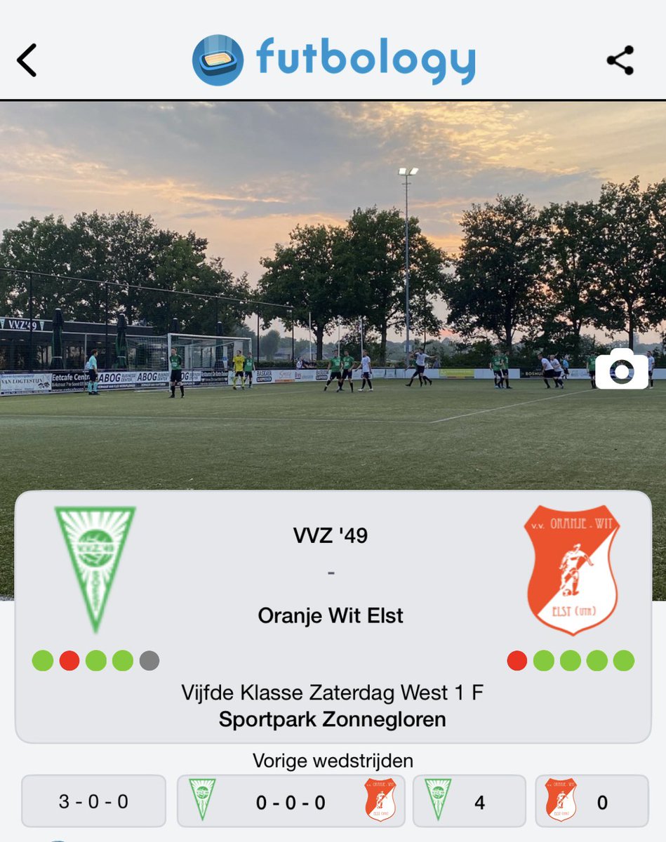 mikenefs's tweet photo. VVZ ‘49 - Oranje Wit Elst
Vijfde Klasse
Ruststand 2-1

#Soest #vvz49 #oranjewit #elst https://t.co/8CKhdHs0Db