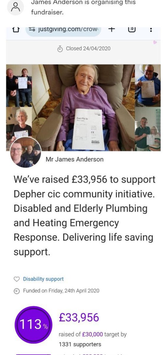 DepherNightmare's tweet image. ...@LEADS331903 

James if you need figures, links etc come to us for help. We have all your £2 million fundraising links. 

Your Just Giving wasn't £6k it was just short of £34k 😇 

Why do you find it impossible to tell the truth ?  #depher #donations #deception #fraud