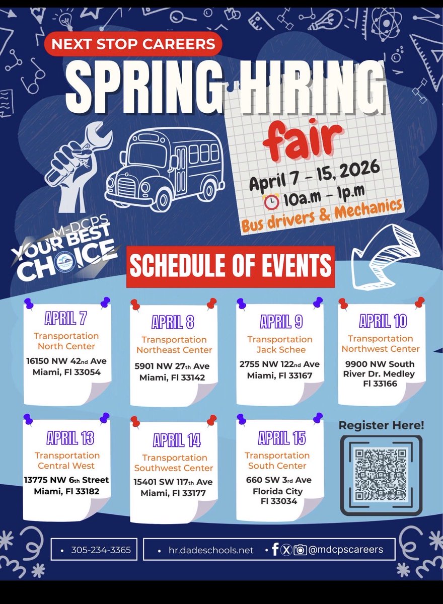 M-DCPS School Bus Transportation tweet media