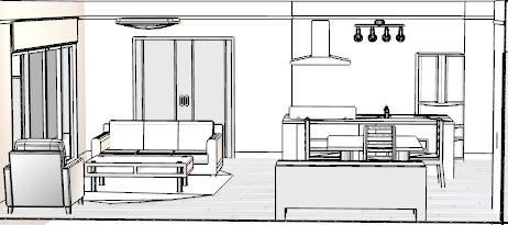新しい部屋ぜよ 