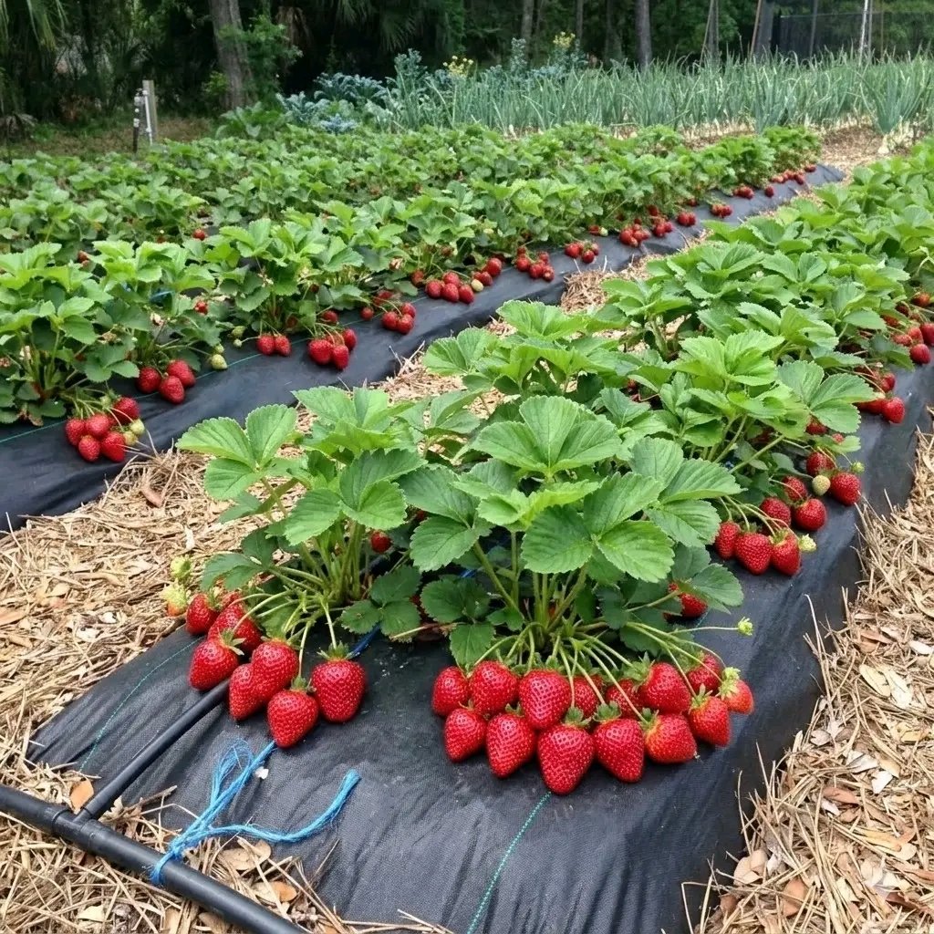 Agrieconom's tweet photo. How I grew sweet strawberries in raised garden beds easily https://t.co/gTNbcPiZ2u