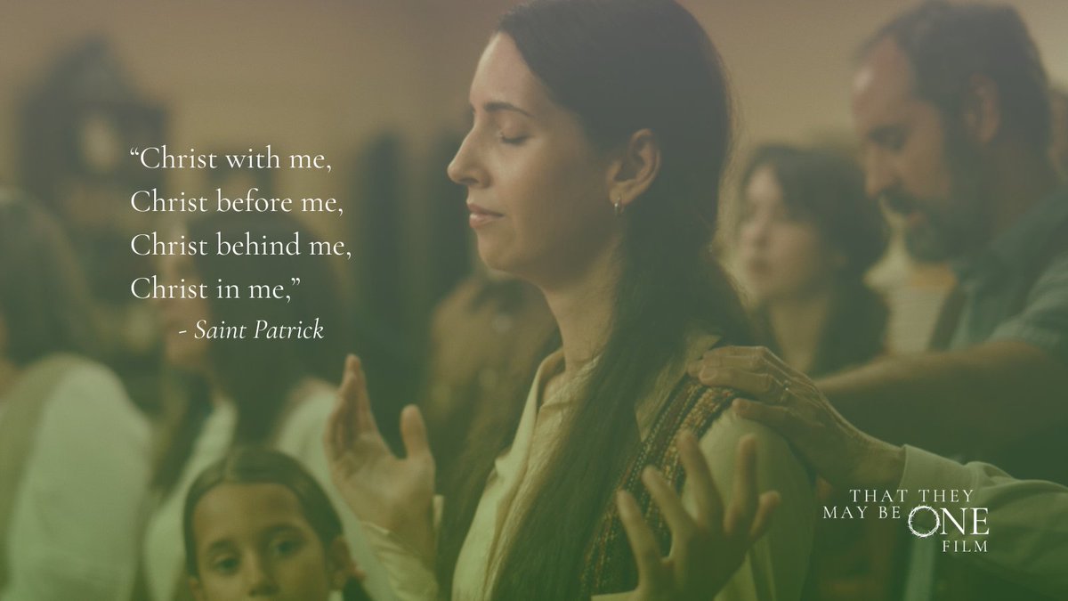 TTMBOFilm's tweet image. This prayer shaped a life of bold faith and radical love.

A vision where Christ is not only around us, but seen in each other.

That’s the kind of unity the Church was always meant to carry.

🎬 #ThatTheyMayBeOne shares the untold story of how the Holy Spirit is renewing the