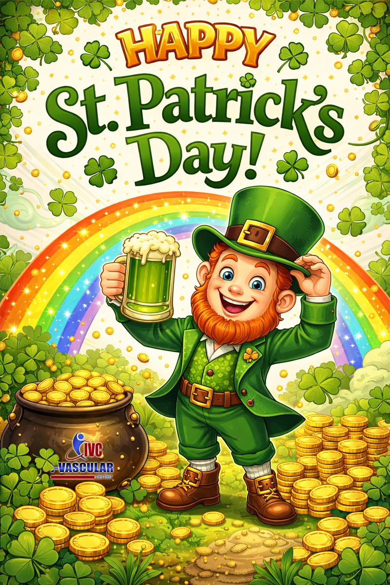 Ivascularcenter's tweet photo. Happy St. Patrick's Day from all of us at the I-Vascular Centers of San Antonio, El Paso, and Abilene!

https://t.co/8kBqQhGOUG

#stpatricksday https://t.co/703rAnq2zC