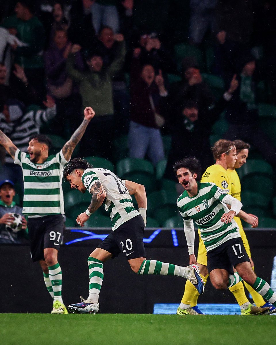 imfuraluc01's tweet image. #UCL | FT 

1/8 

SORTING LISBON 5-0 BODO/GLIMT (5-3) 

Gonçalo Inácio 34'
P. Gonçalves 61'
L. Suárez 78' (P)
M. Araújo 92'
R. Nel 120+2'

The Cinderella story of Norwegian side Bodø/Glimt came to an end in Lisbon Tonight,

The Portuguese secure Their Place in the #UEFACL