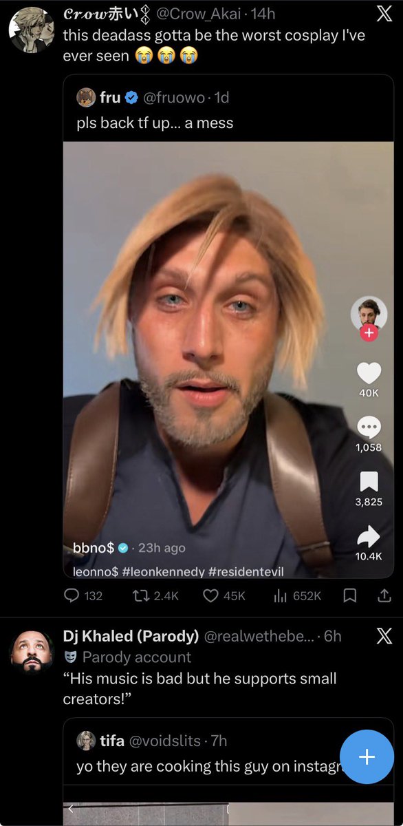 eggcelentman's tweet photo. / as someone who doesn’t know what is happening can someone explain what is up with BBNO$

It’s the only thing on my timeline https://t.co/joSjqb3zvf