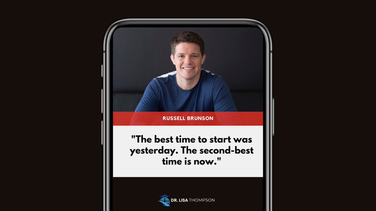 DrLisaThompson's tweet image. Start now, don't wait. Begin your journey today; great things await. ⏳ #StartNow #Opportunity