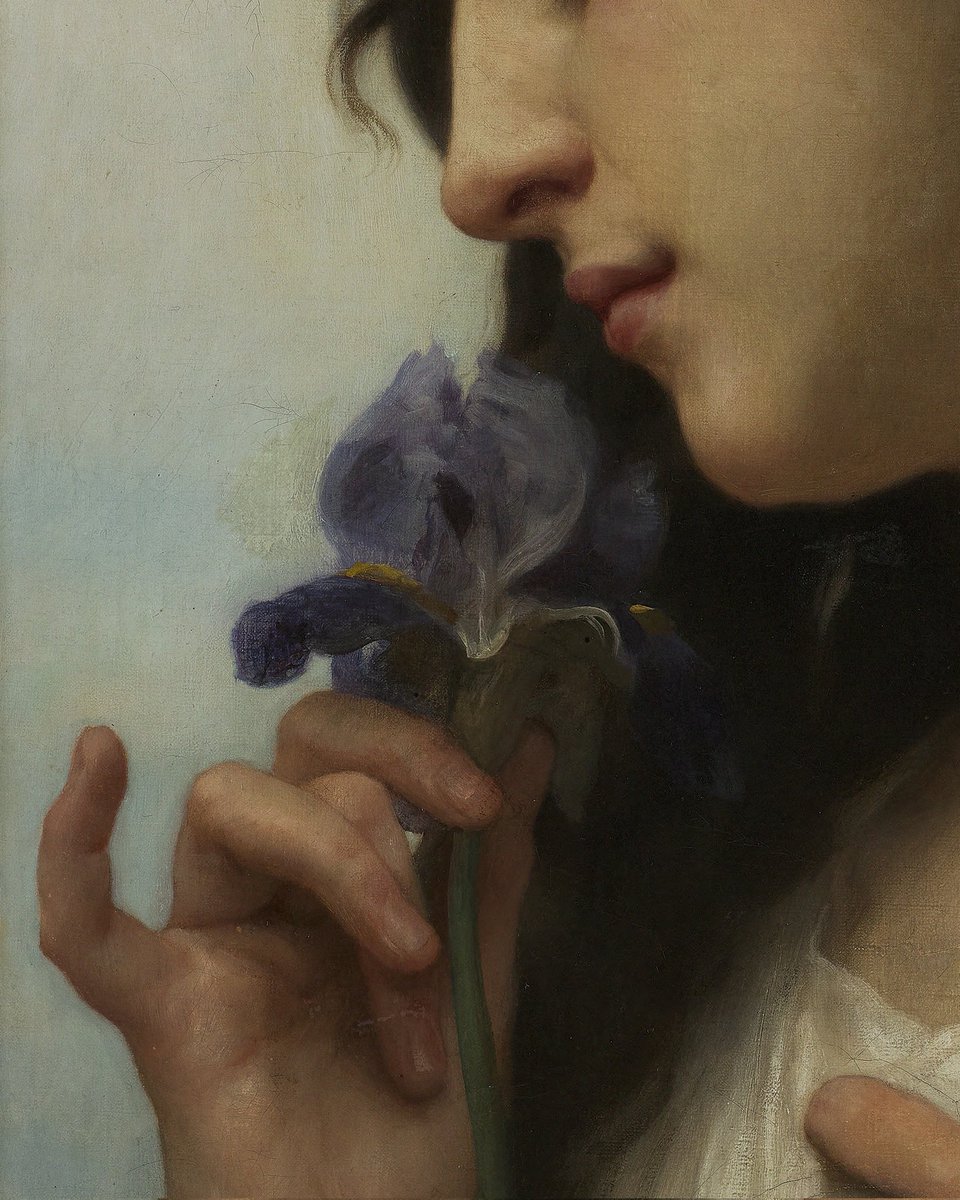 Obsession_of_ae's tweet photo. "L'Iris" by William Adolphe Bouguereau (1895) https://t.co/ZPpAL1XXP6