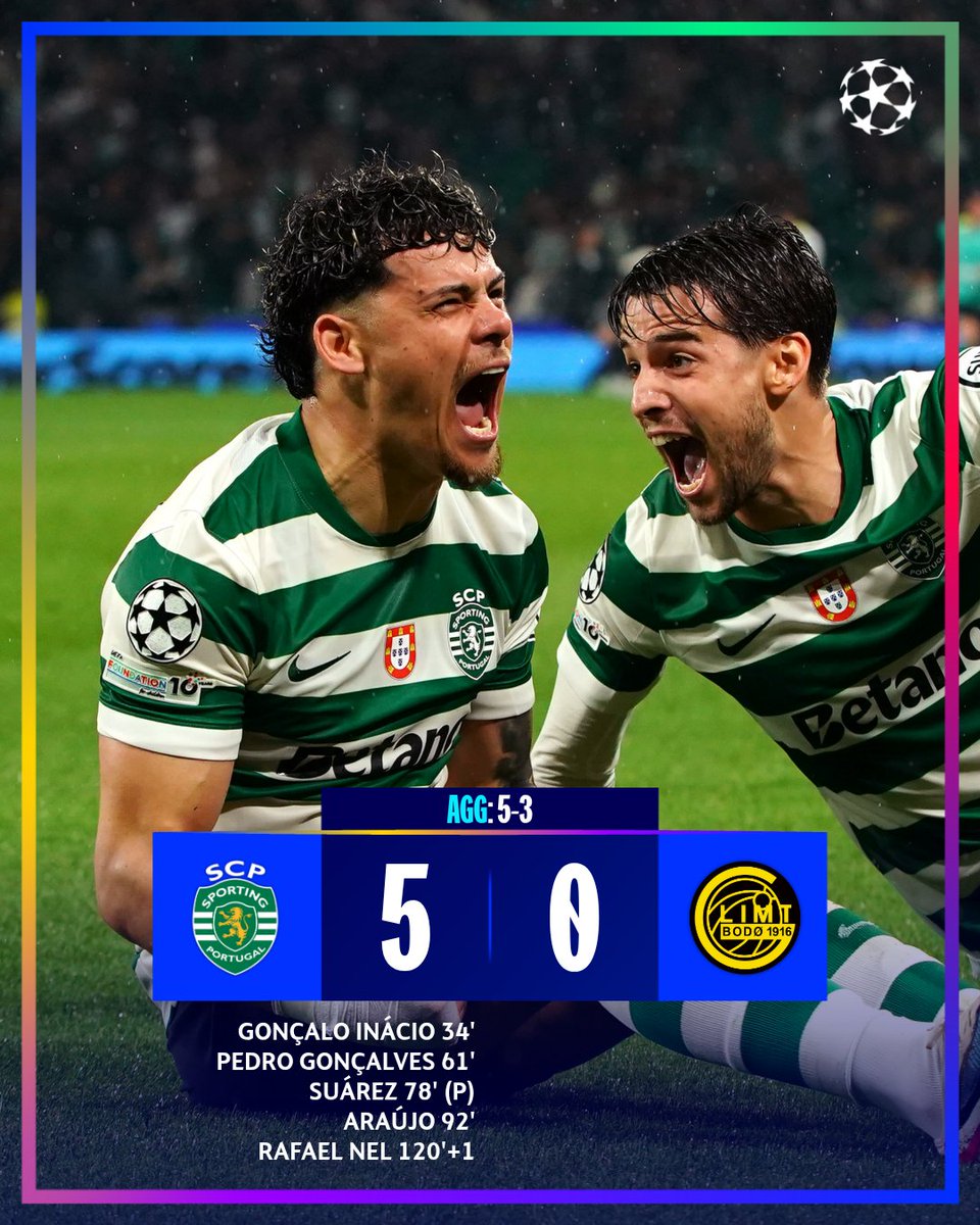 What a comeback by Sporting CP 😳

#UCL https://t.co/3wVRwYuxi9