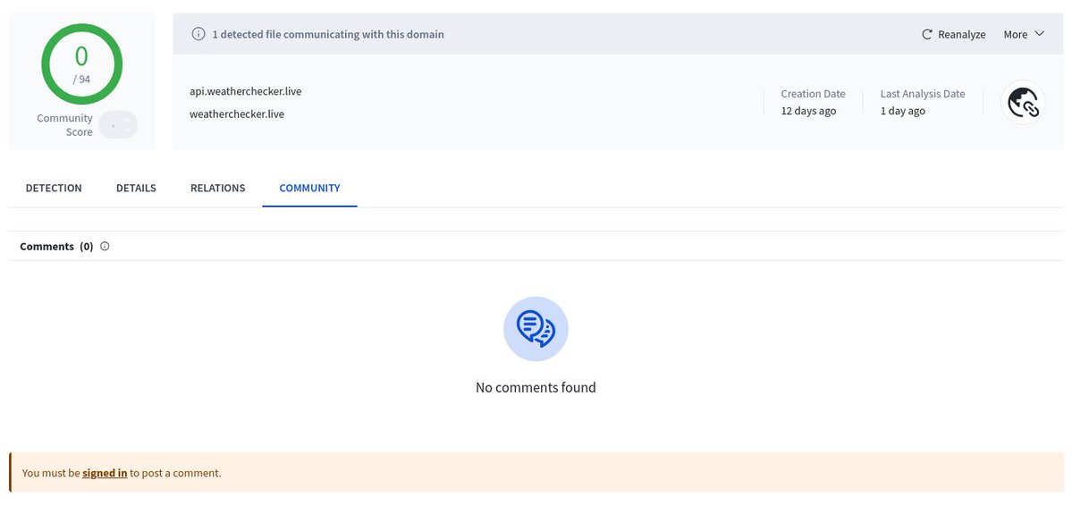 MalwareHunterTeam tweet media