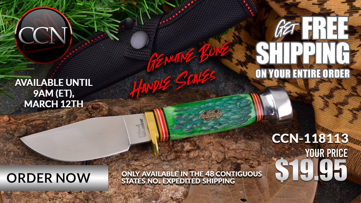 CutleryCorner's tweet photo. Don't pay shipping!
Our special free-shipping knife deal ends at 9am on March 19th! https://t.co/5xYCnKyYVs