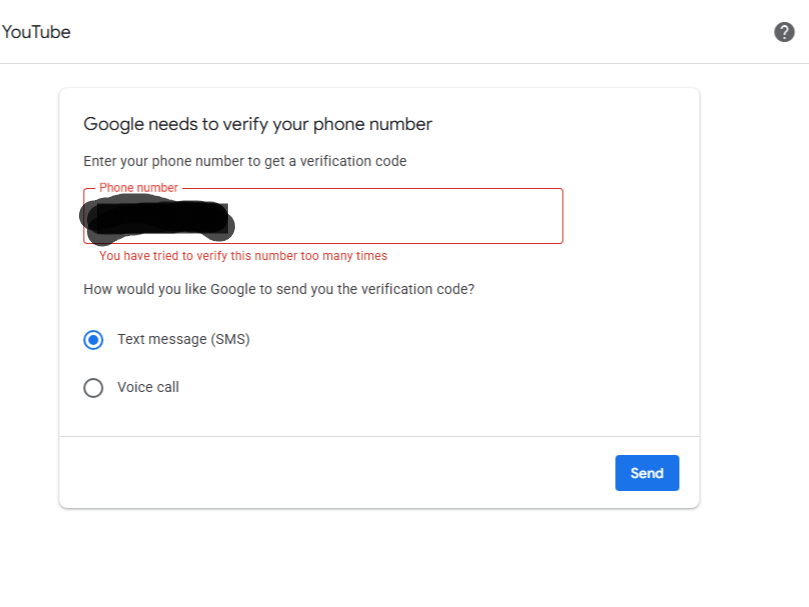 youdad_saad's tweet photo. Hi @TeamYouTube
I’m stuck verifying my phone for AdSense (YouTube monetization). Tried 6 different numbers across providers—no codes received.

My channel already has Advanced Features, so this seems like a system issue. I’m completely blocked from monetization.

I need help? plz https://t.co/91ruGvBBs2
