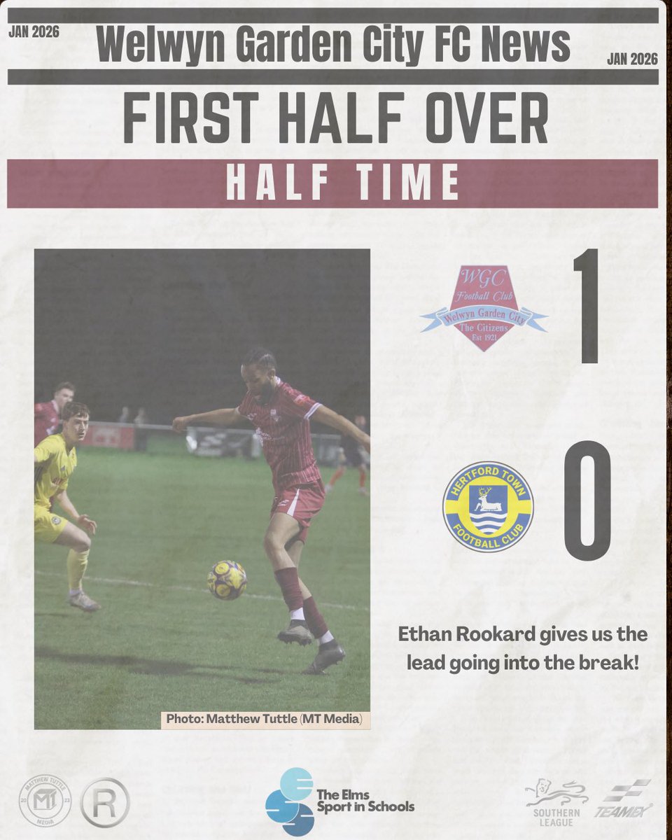 Welwyn Garden City FC tweet media