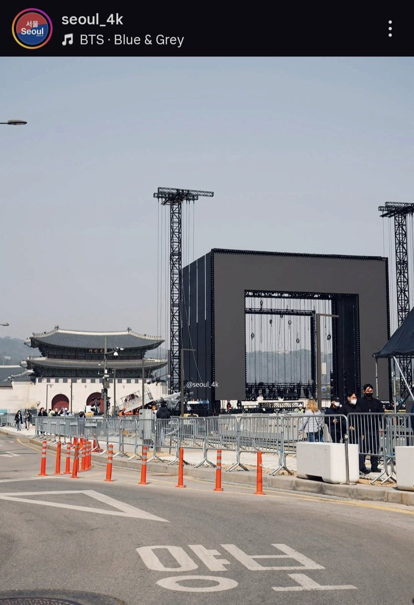 7btsfilmout's tweet photo. The stage has taken shape ready for BTS THE COMEBACK LIVE ARIRANG
It's huge!
#BTS_GwanghwamunSquare
#BTSLiveonNetflix
#BTSLIVE
#ARIRANGISCOMING
#BTSReturns #BTS_ARIRANG #방탄소년단_아리랑 #BTS #방탄소년단 #아포방포 #아미
BTS IN GWANGHWAMUN SQUARE https://t.co/i6QfEMz7PD https://t.co/n42Oq6f1gU