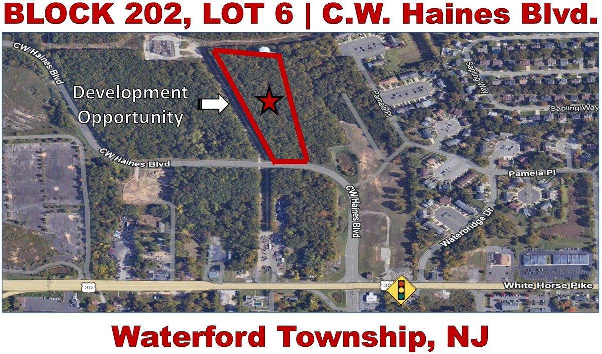 procisioncre's tweet photo. **FOR SALE**

- Development Opportunity offering 5-year Tax Abatements and Payment-in-Lieu-of-Taxes (PILOT) Programs
- Located just off Route 30, which boasts +/- 18,000 cars per day
- +/-  4.4 AC—adjacent to New 95-Unit Multifamily Development
- Zoned – RD-1

Call 856-397-8345 https://t.co/JFrS8iaXOq