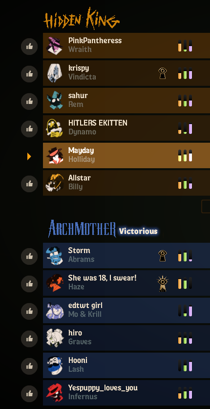 DecentAtBestTbh's tweet photo. the worst fucking deadlock lobby ive ever seen in my 200 hours bro https://t.co/wmRAkQtOYW