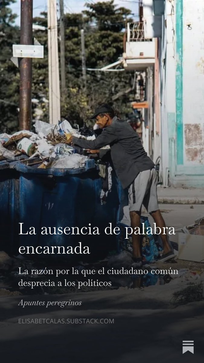 Desde Europa hablan de Cuba e interpretan nuestra realidad erróneamente. Ante la desidia de estos políticos el consuelo está en Jesús, quien habla y es palabra encarnada.

Lee este breve artículo que escribí👇
elisabetcalas.substack.com/p/la-ausencia-…