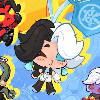 tsuakies's tweet image. ironfist having luna as his accessory aww