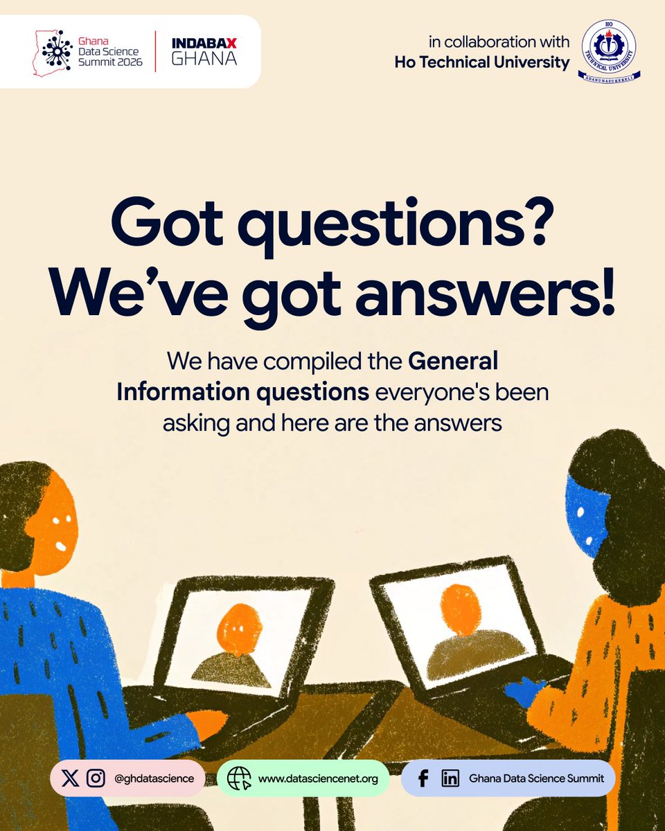 Ghana Data Science Summit (IndabaX Ghana) tweet media