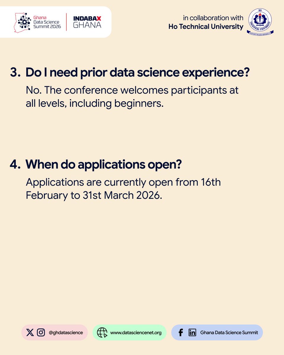 Ghana Data Science Summit (IndabaX Ghana) tweet media