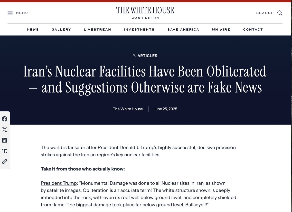 BverInFL's tweet image. As chief of the NCTC, Joe Kent probably had access to better intel than Mike Johnson. 

Also, didn't Trump "totally obliterate" Iran's nuclear capability last summer? I'm confused.