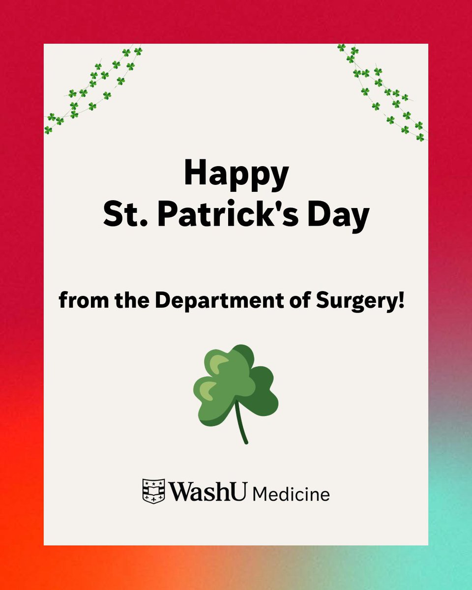 WashU Medicine Department of Surgery tweet media